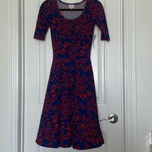 LuLaRoe Nicole Dress Size XXS